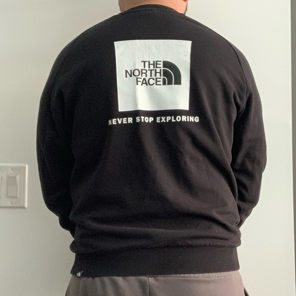 Black long sleeve sweatshirt The North Face size L - Picture 8 of 11
